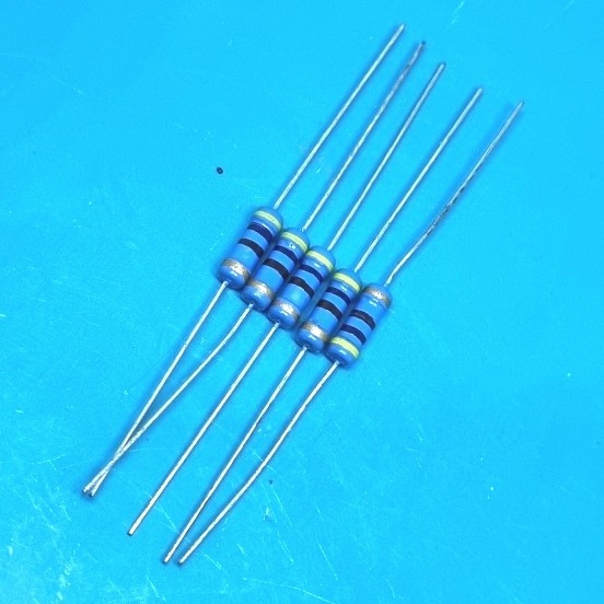 10Pcs 470 Ohm 471 Ohm 0.5W 1/2W 5% Blue Carbon Film Resistor