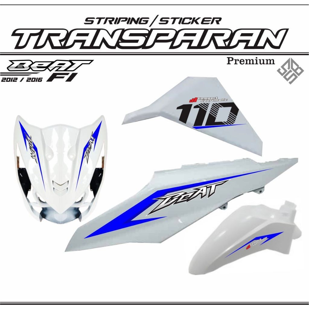 transfaran / STRIPING TRANSPARAN BEAT FI SIMPLE