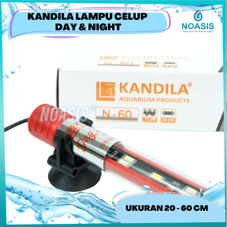 PUJEGANSHOP KANDILA Lampu Led Celup T4 KANDILA Day And Night N 50 60 80 100 Cm
