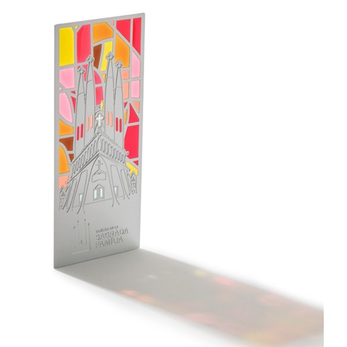 

Basilica de la Sagrada Familia Bookmark Tower of the Virgin Mary Day and Night Pembatas Buku Rohani Yesus Jesus Nazarenus Barcelona Spain Spanyol Merchandise Oleh Oleh Souvenir Cinderamata | SKU 3.015.0821