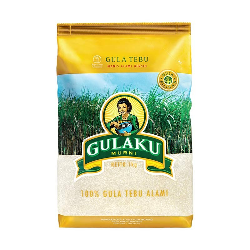 

Gulaku Gula Pasir Tebu Murni Alami Kemasan Kuning 1 kg