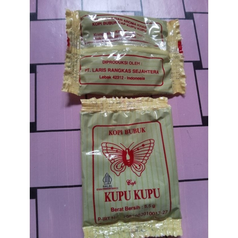 

Kopi Cap Kupu-Kupu 20x5.5gr