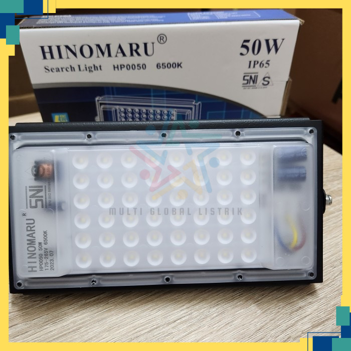 HINOMARU LAMPU SOROT LED SLIM 50 WATT - Kuning