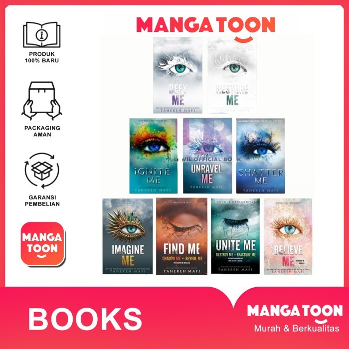 Shatter Me series by Tahereh Mafi - MangaToon