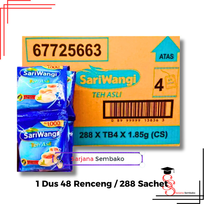 

SariWangi Teh Celup - 1 Dus 48 Renceng