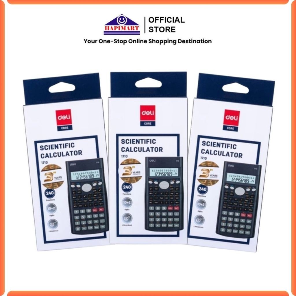 

Scientific Calculator 240F-10+2 Digits Tipe E1710/Kalkulator Ilmiah/Kalkulator lengkap Anak Sekolah