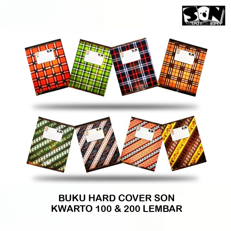 

SON Buku Hardcover Kwarto / Kuarto / Quarto 100 & 200 Lembar