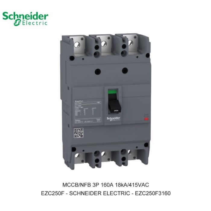 SCHNEIDER MCCB/NFB 3P 160A 18KA/415VAC