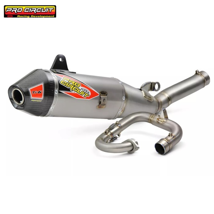 Pro Circuit Ti-6 Pro Full System Exhaust Carbon Fiber Yamaha YZ250F, YZ250FX 0331925FP 1820-1853