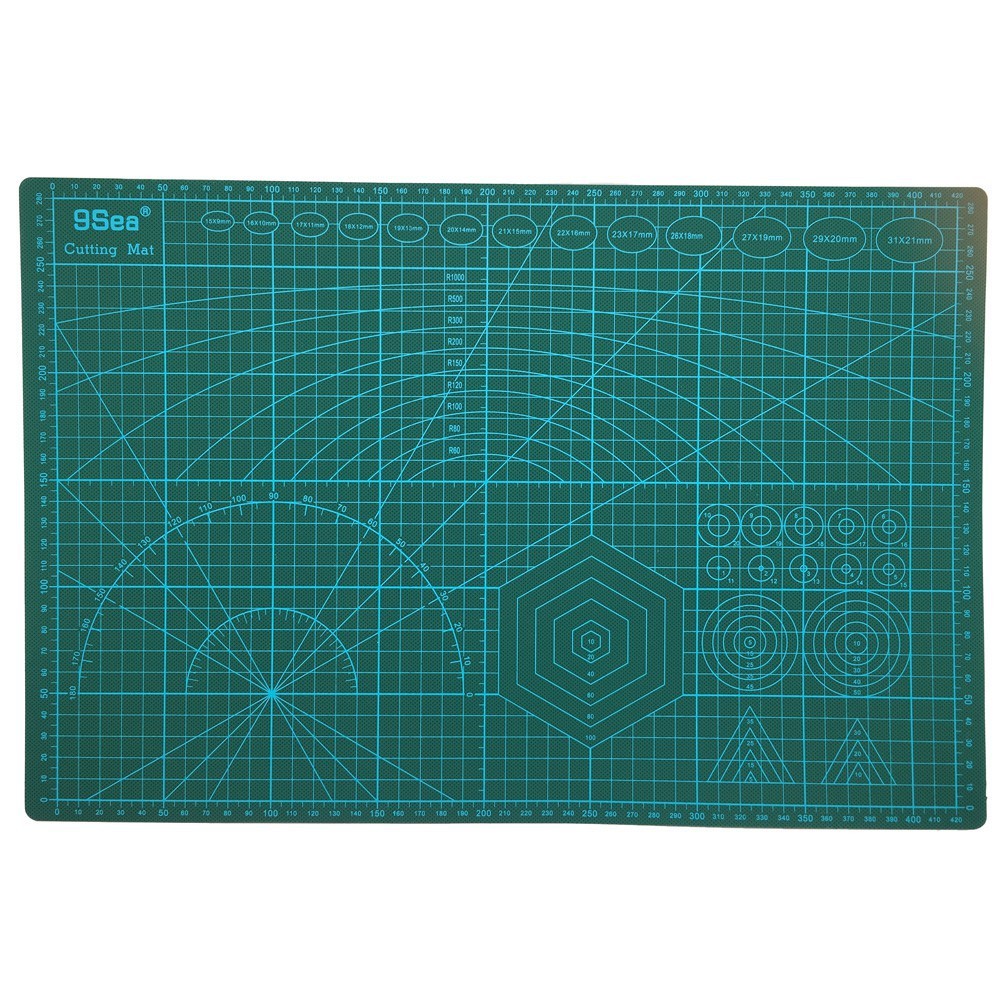 

M1 Cutting Mat Ukuran Besar Pad A3 45x30cm Meja Kerja Working Pad Cutting Potong Dua Sisi DIY PVC