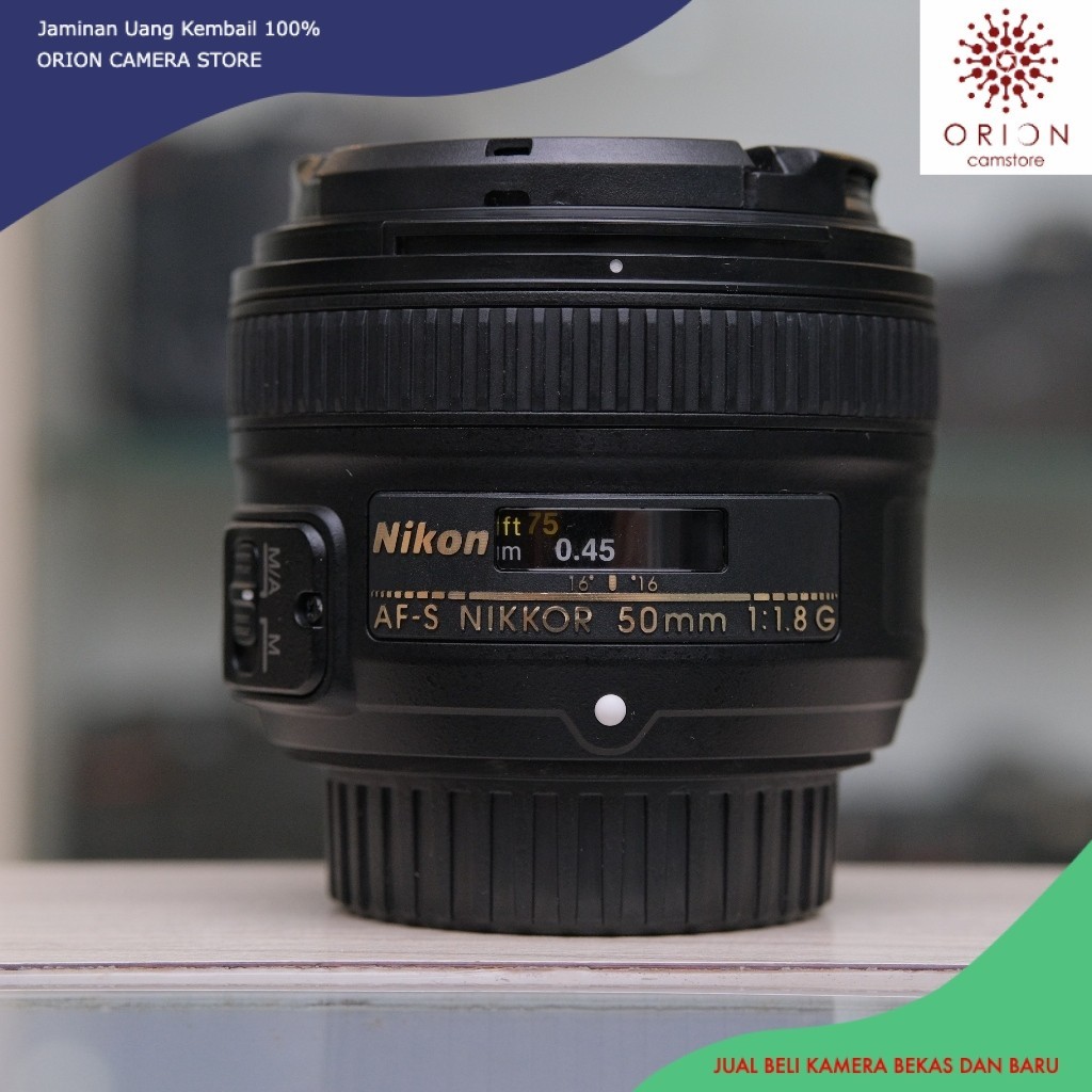 Lensa Nikon 50mm f1.8 nikkor 50mm f1.8