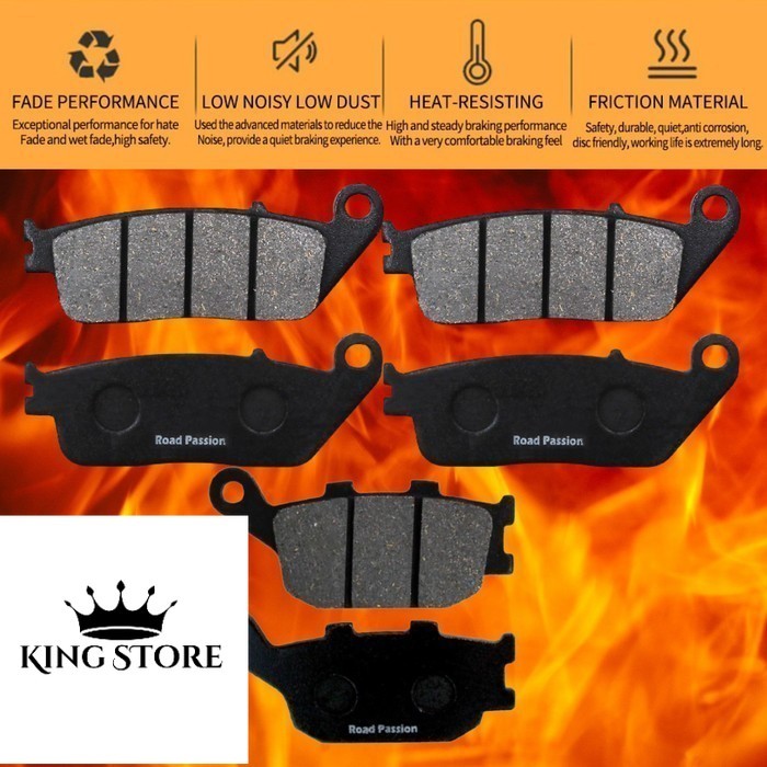 Kampas Rem KAWASAKI EX650 Ninja 650 2017 2018 2019 2020 2021 2022 EX 650 Ninja650