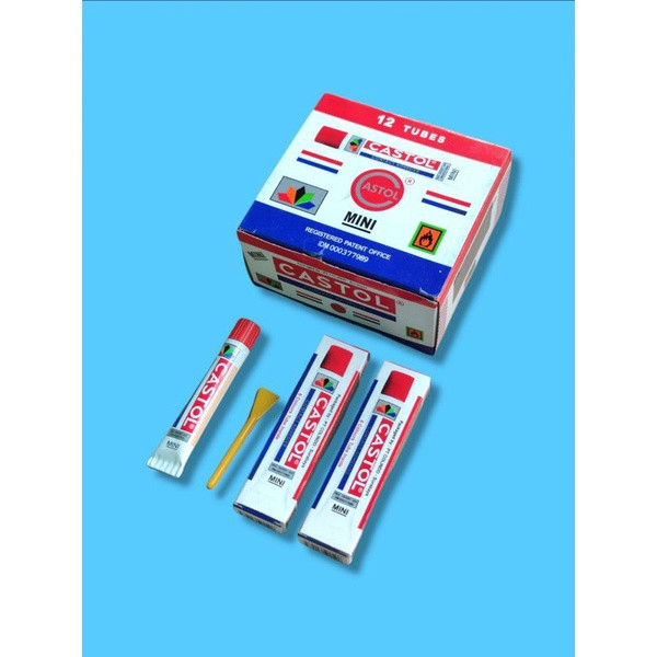 

Lem Castol Mini 14ccm 1 Lusin (isi 12pcs) + Dus