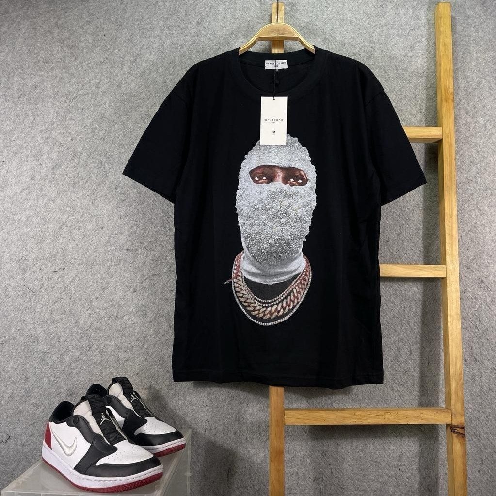 KAOS T-SHIRT IH NOM UH NIT MASK OFF HITAM