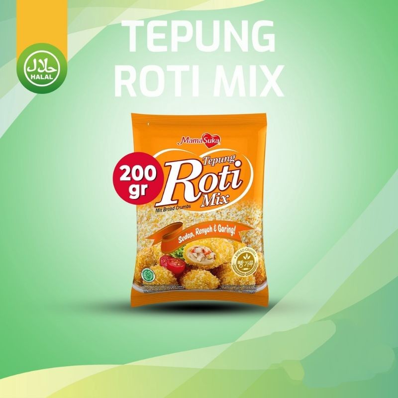 

Mamasuka tepung roti mix 200 gram - ABO