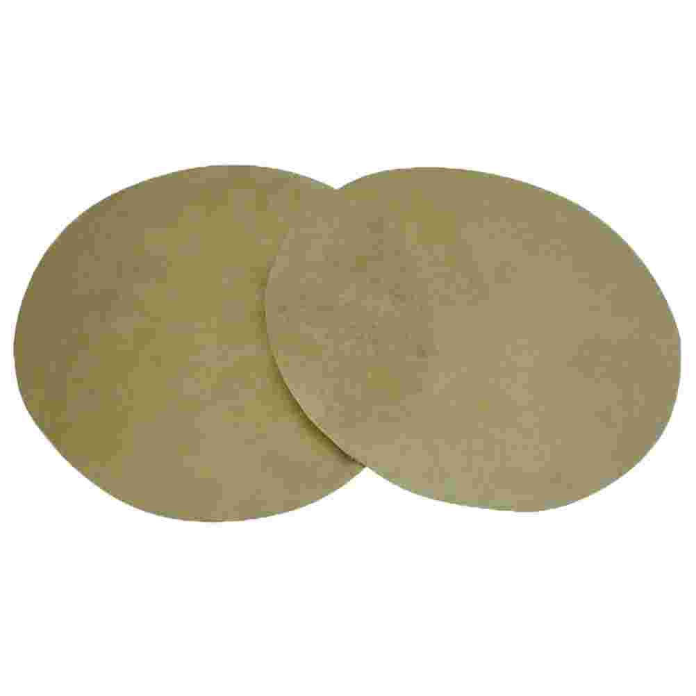 2 Pcs Roller Drum Skin Bass Accessories Leathers Covers Natural Pure Goat Bongo Heads Djembe Percuss