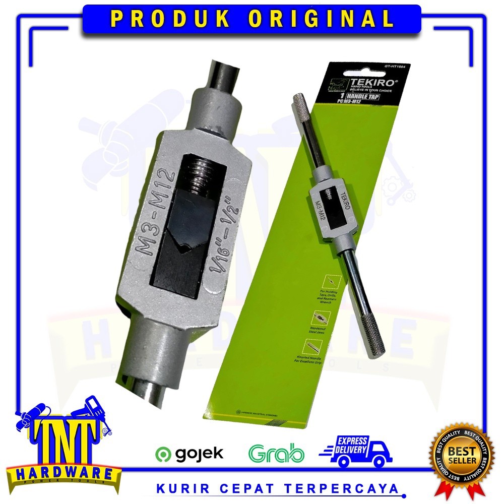 TEKIRO GAGANG TAP M3-12 HAND TAP / GAGANG TAP TEKIRO / TAP SENAI