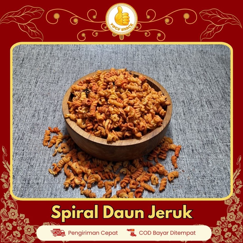 

Yogu Snack Spiral Pedas Asin Gurih Kemasan 250 gr 500 gr