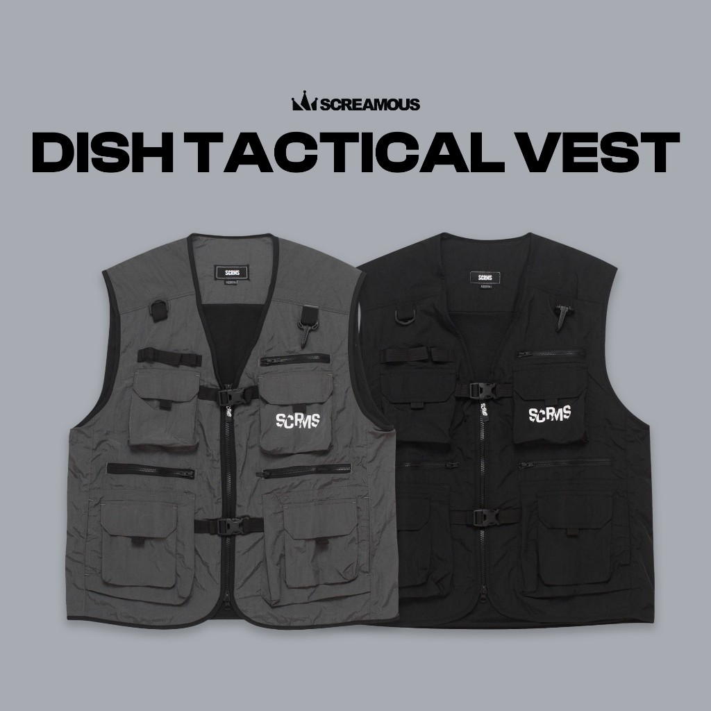 Screamous Tactical Vest Rompi Jacket FIFTY FIVE and BEYOND DISH