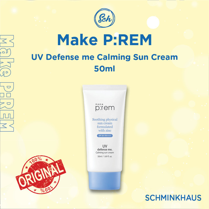 Makeprem / Makep:rem / Make prem UV Defense Me. Calming Sun Cream 50ml - BPOM