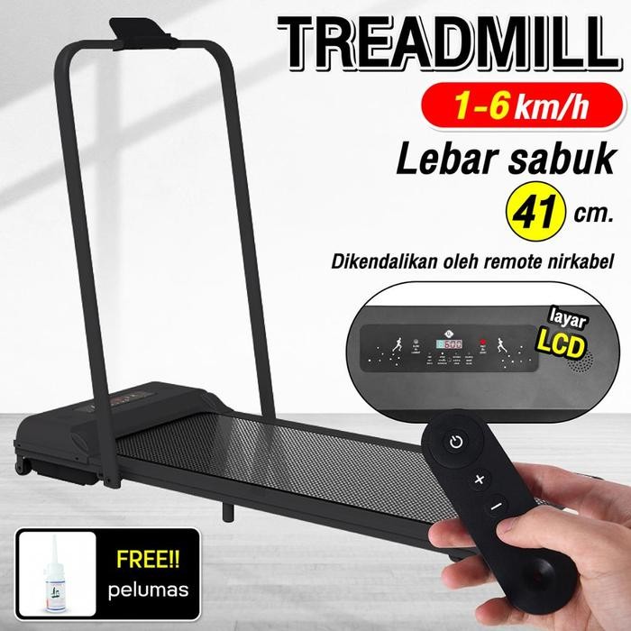 MZ Treadmill Electric Running Walking Pad low wattAlat Olahraga Gym Cardio Fitness mesin treadmill m