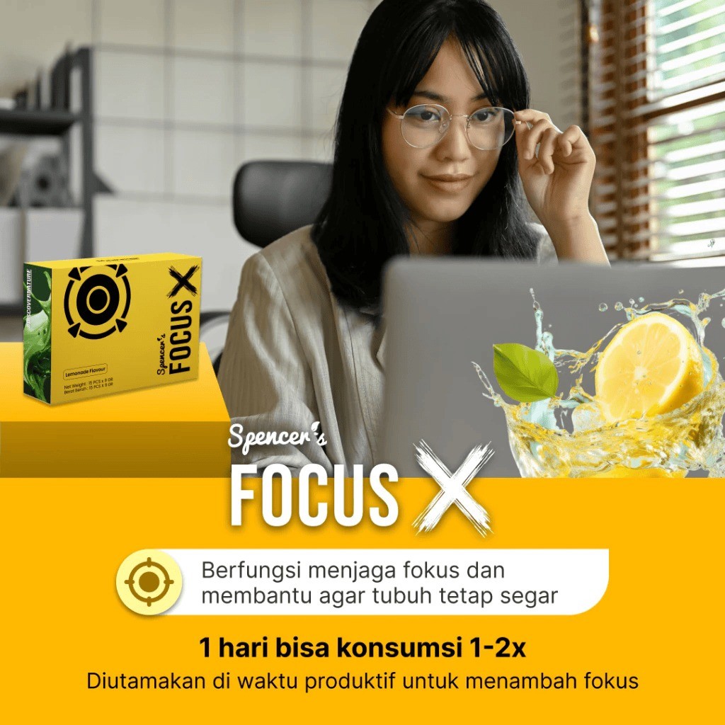

Spencer Focus X Hadiah Spesial - 1 Sachet