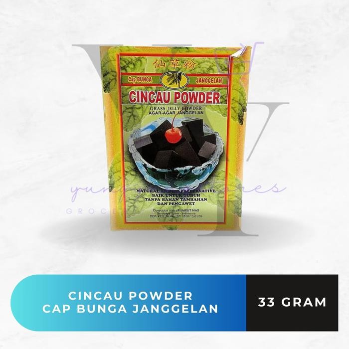 

[BOX] Cincau / Grass Jelly Powder Cap Bunga Janggelan 33 gram