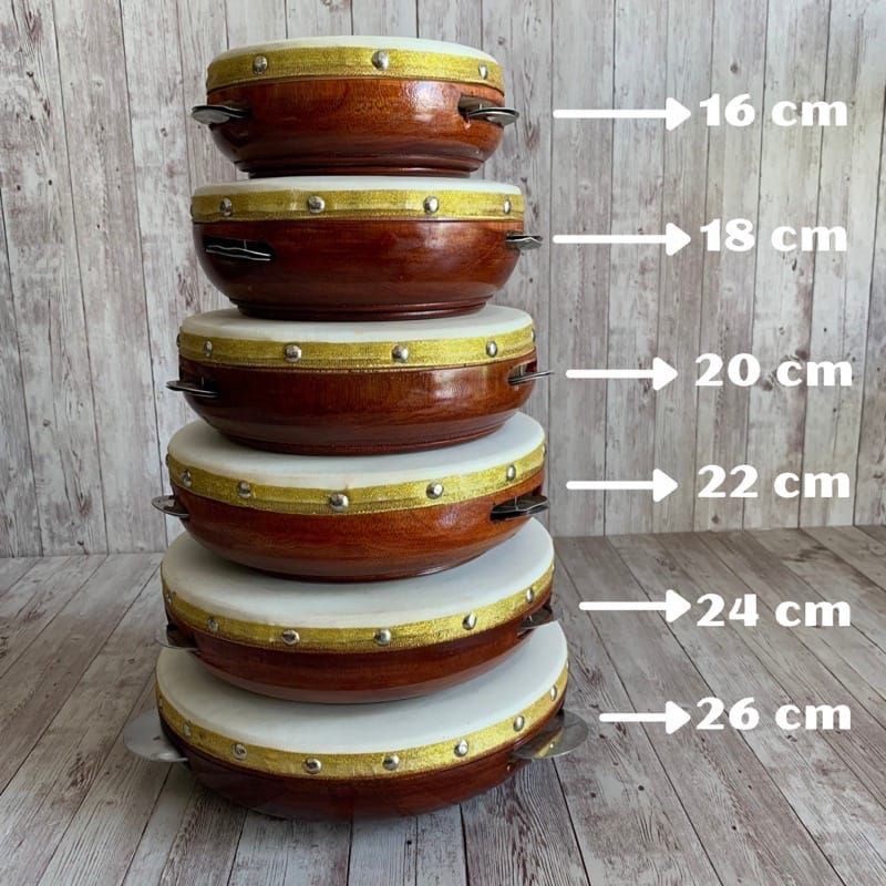 PROMO alat musik rebana satu set isi 6