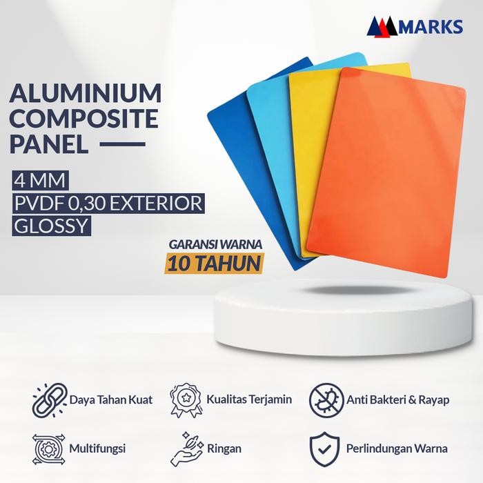 Marks OL ACP Panel – Blue Glossy 4mm PVDF