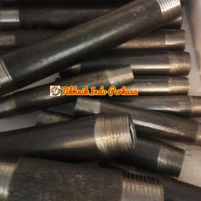 Pipa nepel besi 100cm drat 3/4" inch / Pipa neple / nipple besi