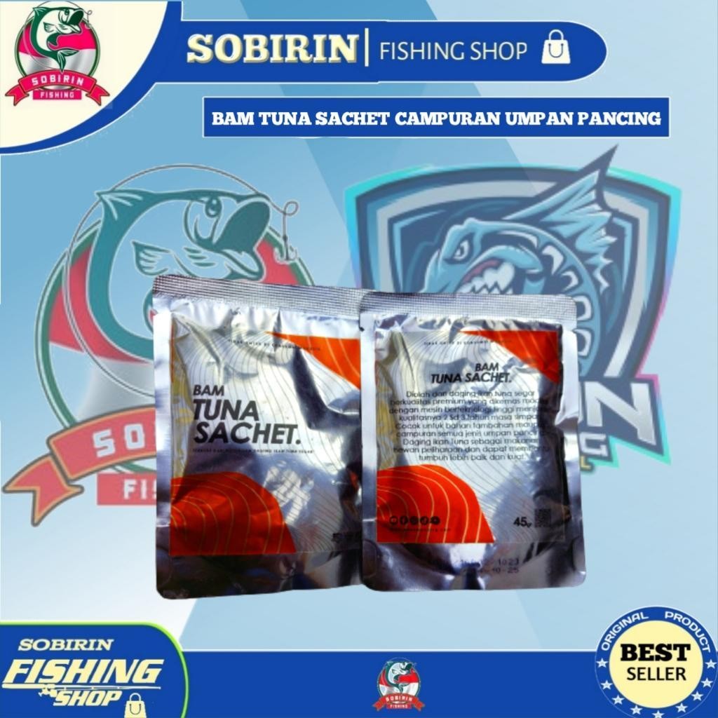 Bam tuna sachet adun mancing campuran umpan mancing