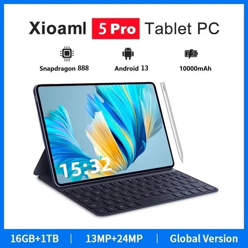 2024 New Global Version Xiaomi Pad 5 Pro Tablet Android 12 PC 16GB 1TB 10.1In  Screen Tablet Tablet 