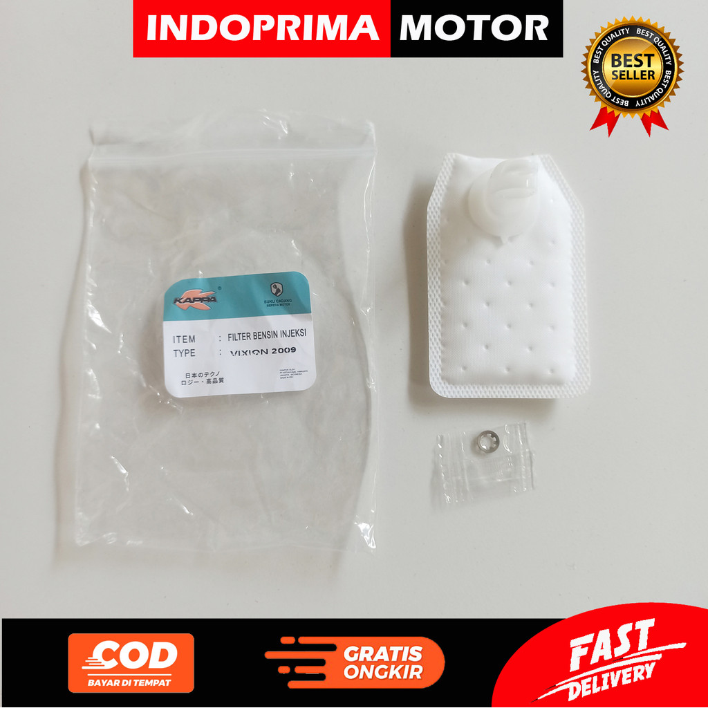 KAPPA  PAMPERS VIXION 2009. SARINGAN FUEL PUMP INJEKSI YAMAHA VIXION OLD 2009