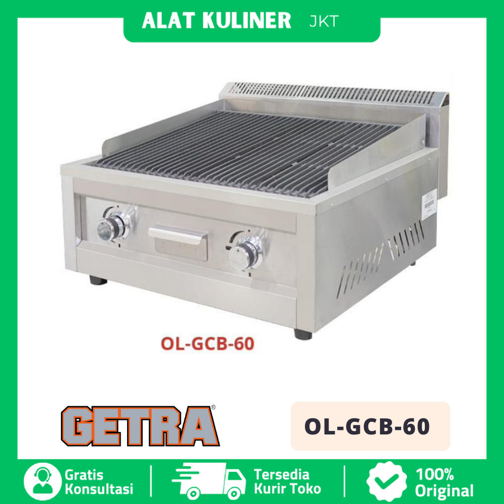 GAS CHAR BROILER GETRA OL GCB 60 OL-GCB-60 STAINLESS STEEL