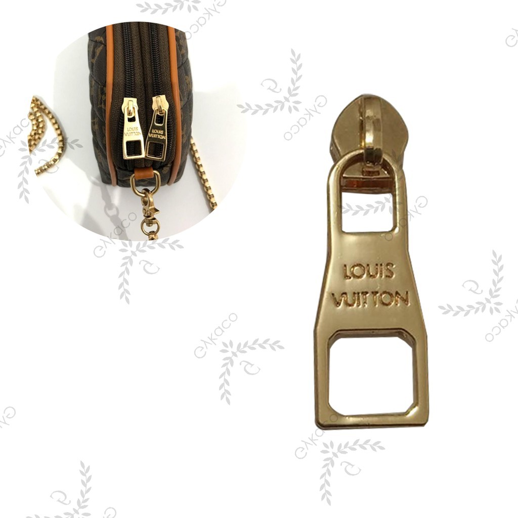 Aksesoris Tas M046 (Kepala Resleting - Zipper puller Botol Plastik Merek LV) - Aksesoris Tas (IMPORT