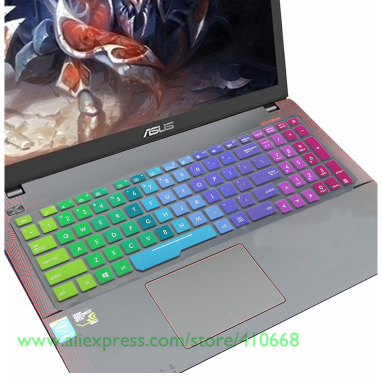 15 inch Silicone laptop keyboard cover protector For Asus Rog ZX53VD15-15 FX50JV pro FX53VD ZX53 V55