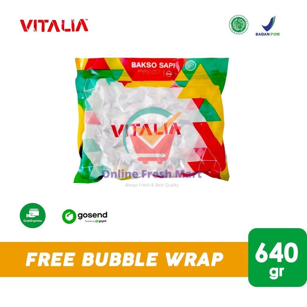 

Vitalia Bakso Sapi 640gr isi 50pcs (KHUSUS INSTANT) - Online Fresh Mart Denpasar