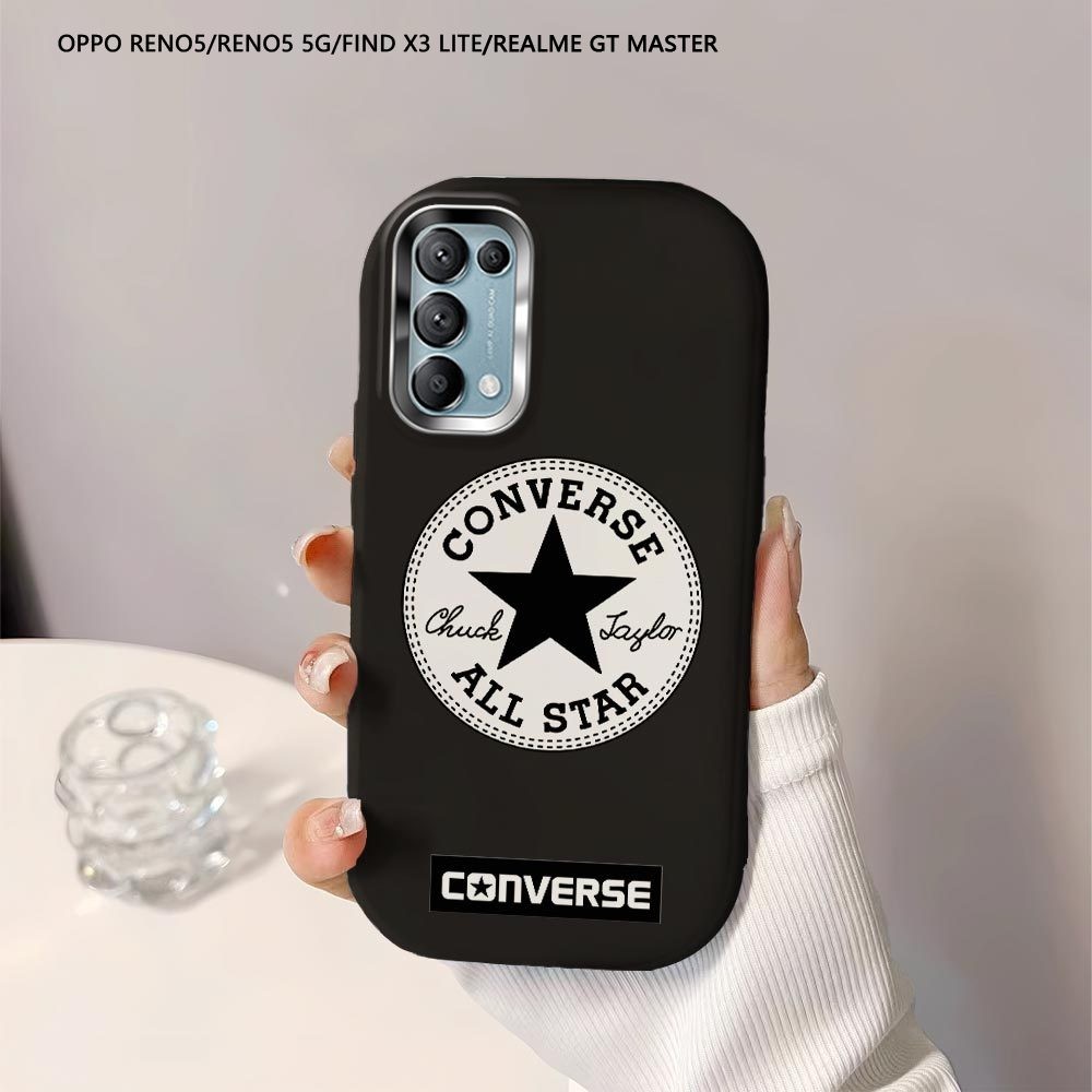 Softcase Hp OPPO Reno5 Reno6 5G Reno4 Pro Reno 2Z 2F 4 5 6 Converse Pentagram Back Cover Case Soft O