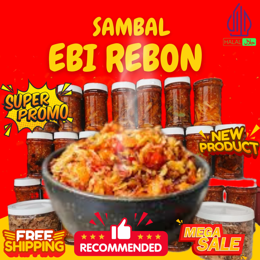 

Sambal Ebi Rebon Garing Gurih Nikmat 250 Gram nyambel