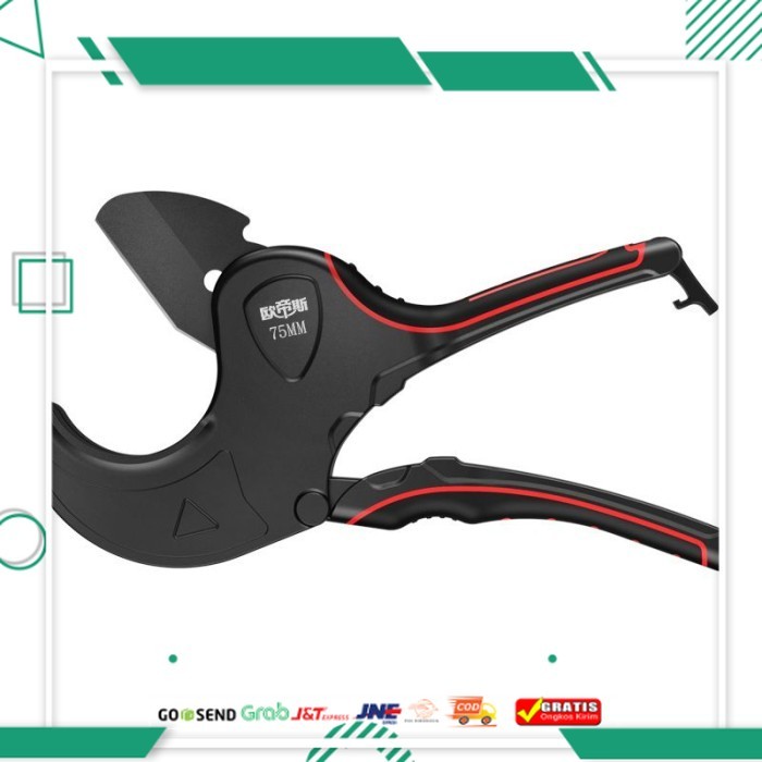 

Paling Murah Gunting Pipa Air Pvc Aluminum Alloy / Baja Self Locking Ratchet - 0-32mm