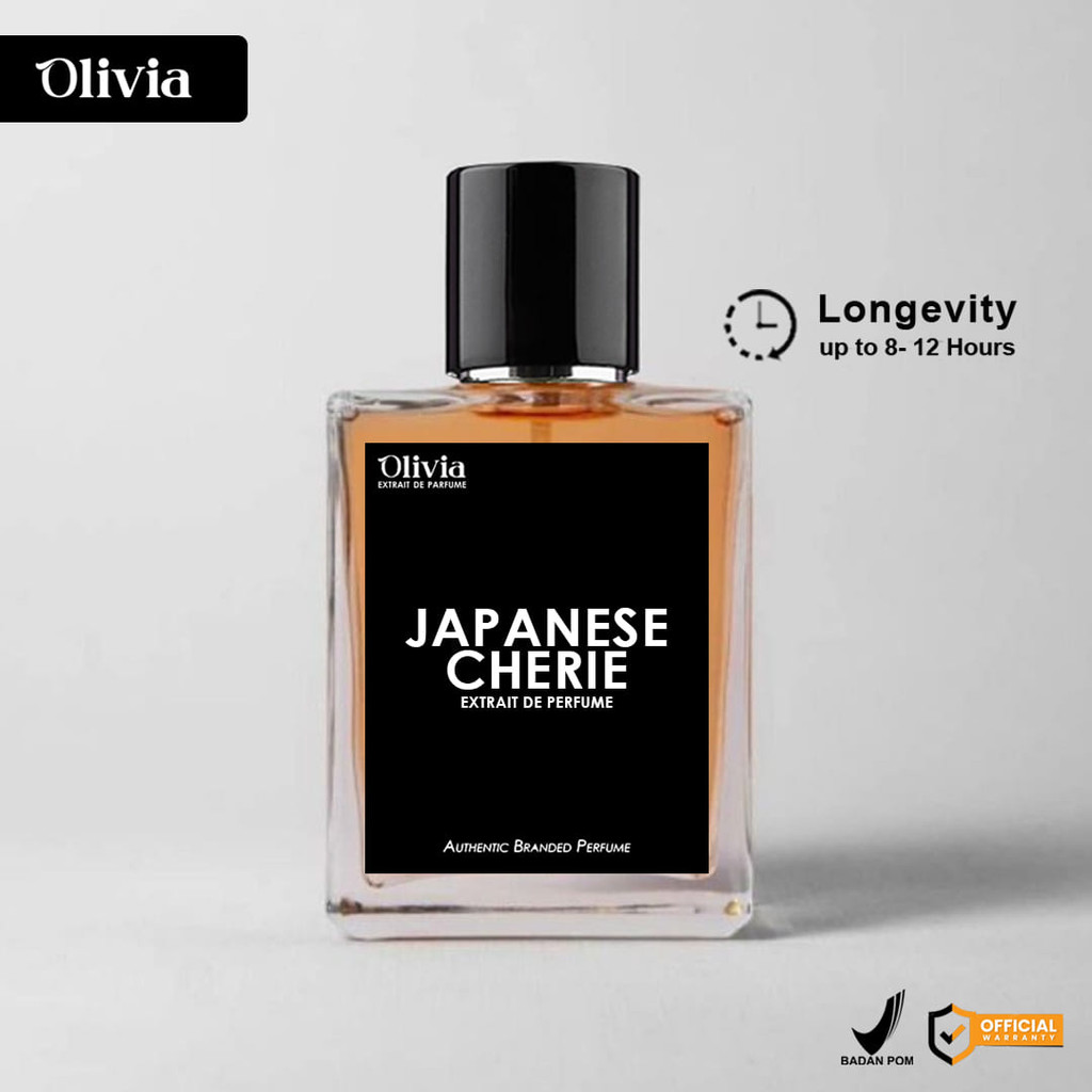 Parfum Japanese - Parfum Wanita Tahan Lama Aroma Floral, Fresh, Sweet, Elegant by Olivia Parfume Box