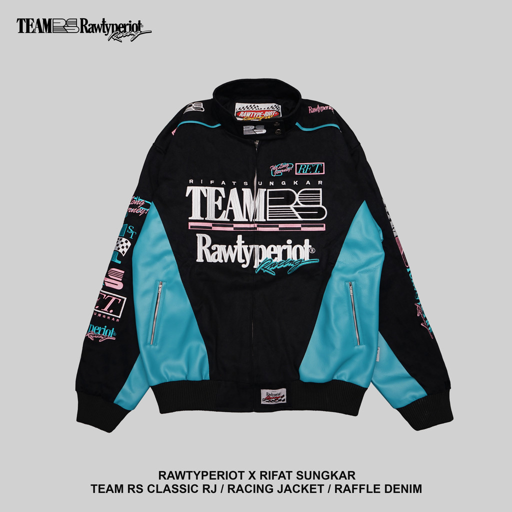 RAWTYPE RIOT Team RS Classic Racing Jacket - Black