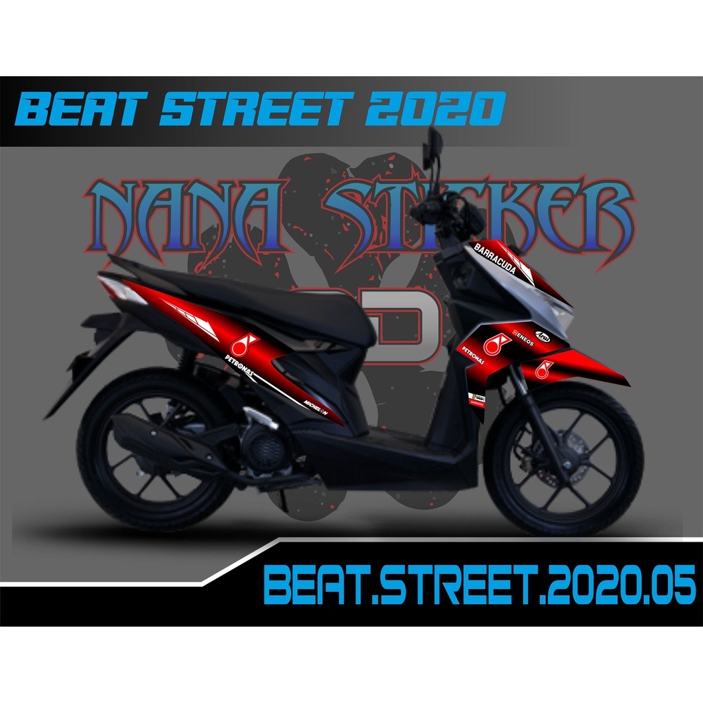 Striping BEAT STREET 2020 PETRONAS - Stiker BEAT 2020 List Variasi Motor STICKER BEAT STREET CODE 05