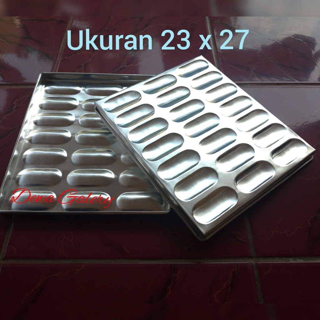 1 PCS cetakan lidah kucing 22 x 25 / loyang kue lidah kucing/loyang kue kering/loyang lidah kucing