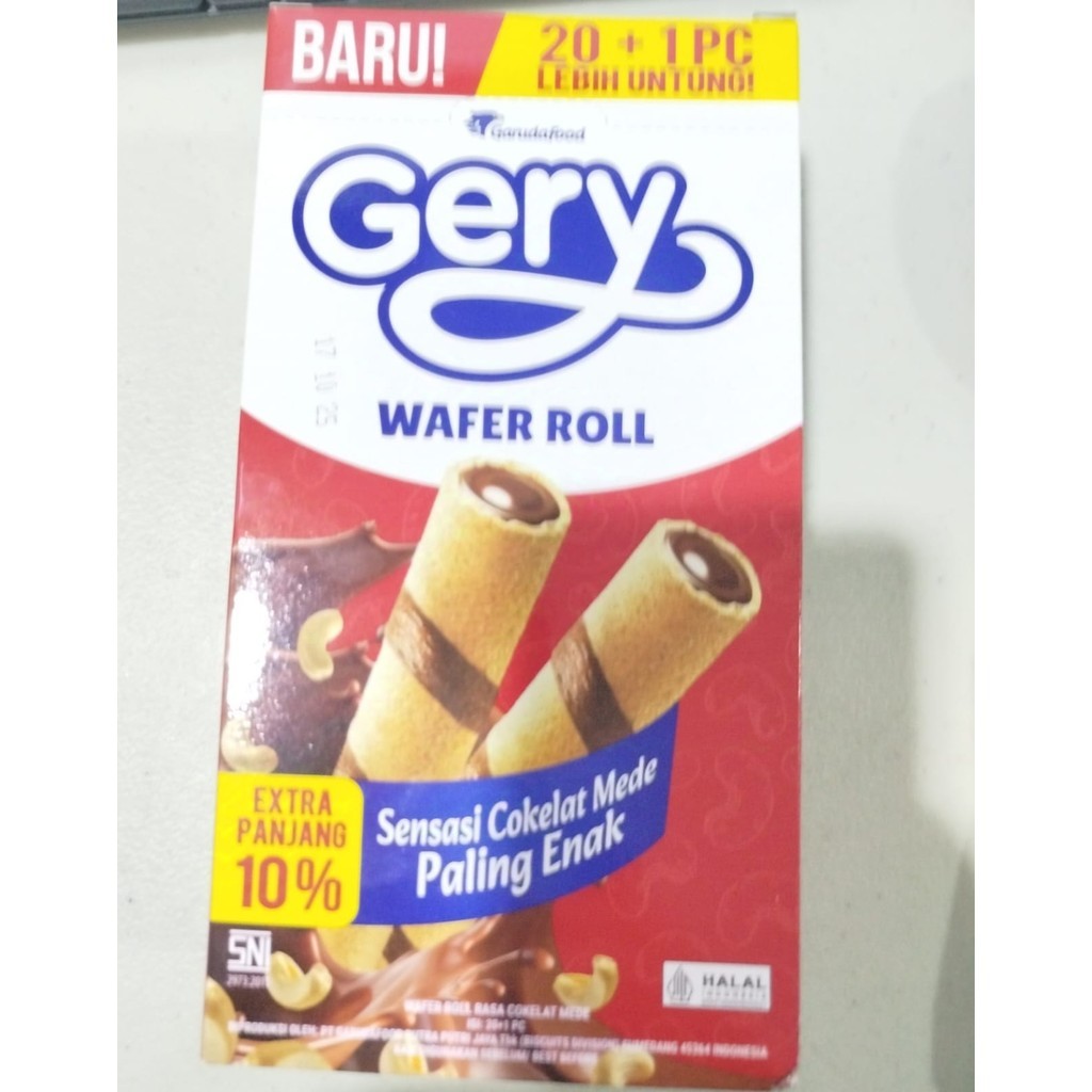 

Gery Wafer Roll 16.5 gram 1 PAK