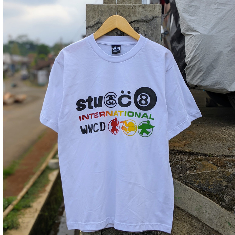 Kaos Stussy X  Cactus Plant Flea Market CPFM