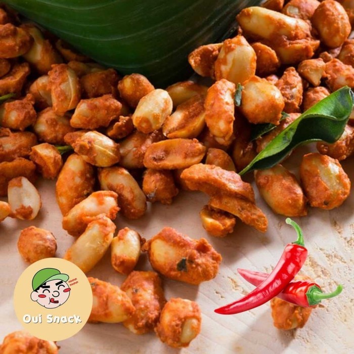 

⭐BISA COD⭐ KACANG THAILAND PEDAS / CRISPY 200GR GROSIR MURAH | OUI SNACK - Tidak Pedas