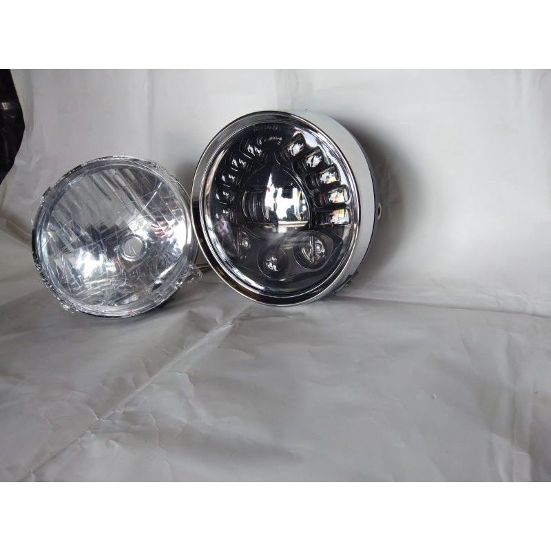 Lampu Daymaker 7 Inchi set Batok Tiger Barong Dot Sae Kualitas Import