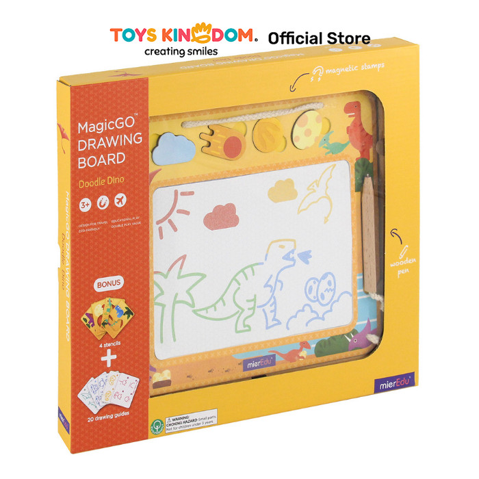 Toys Kingdom Mieredu Set Magicgo Drawing Board Dinosaurus Toy Kids Toy Koleksi Mainan Anak Permainan