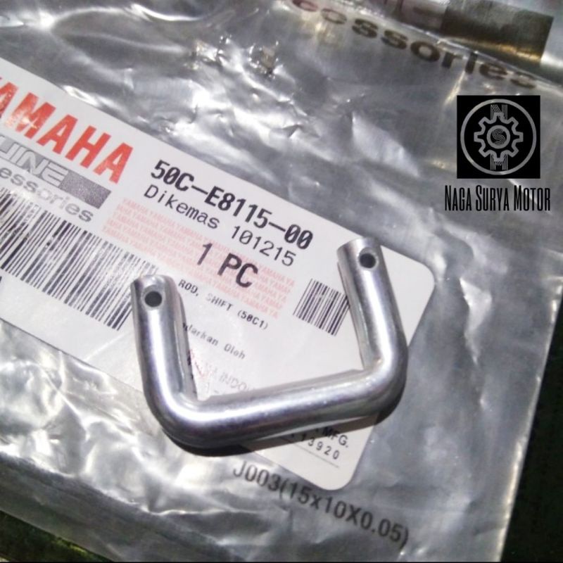 Rod shift Besi U sambungan pedal operan gigi Jupiter MX 50C-E8115-00 ORI YGP